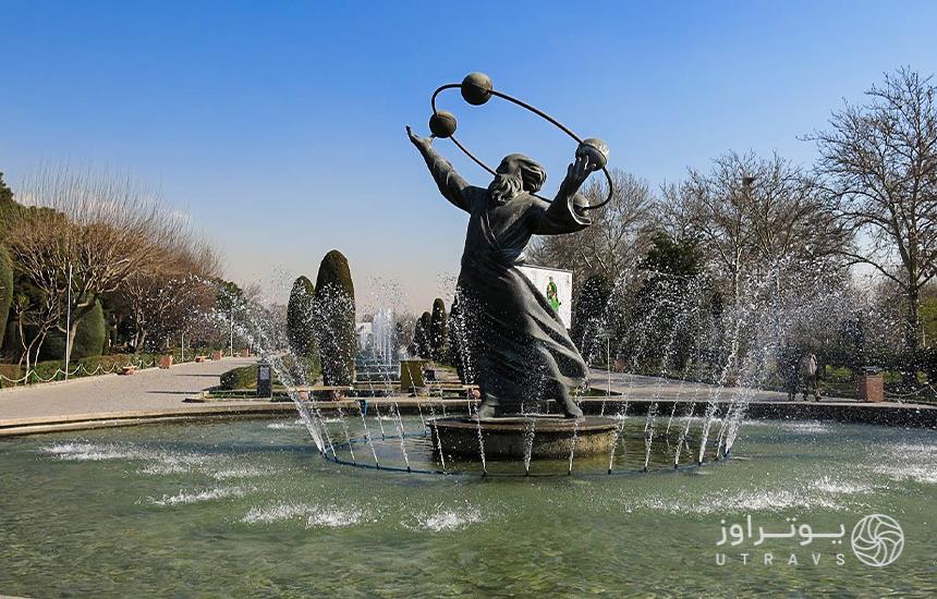 آبنمای زیبای پارک لاله تهران
